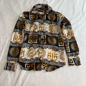 Baroque Gold By Drill Clothing Medusa Dress Shirt